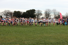 Girls under-15 North Eastern Cross Country, Redcar. Photo:  David T. Hewitson/Sports for All Pics